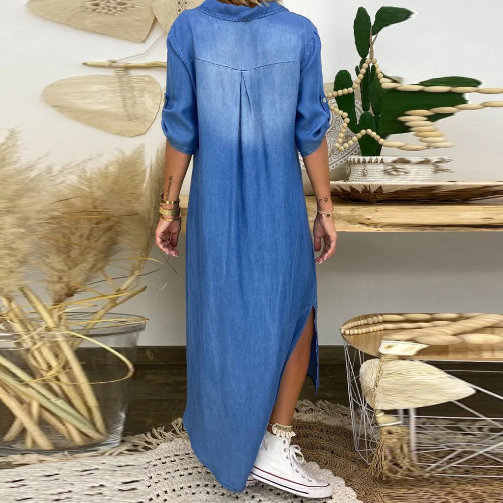 Chloé Robe Longue – Style Jean