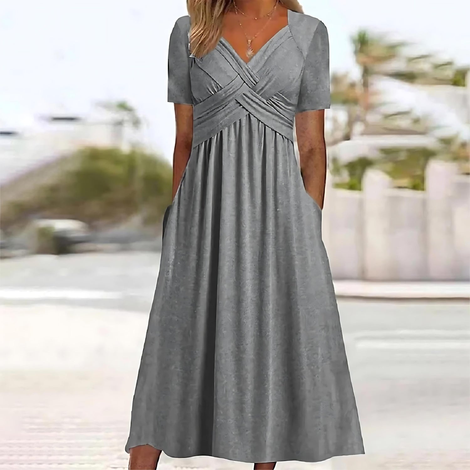 Jade robe midi élégante