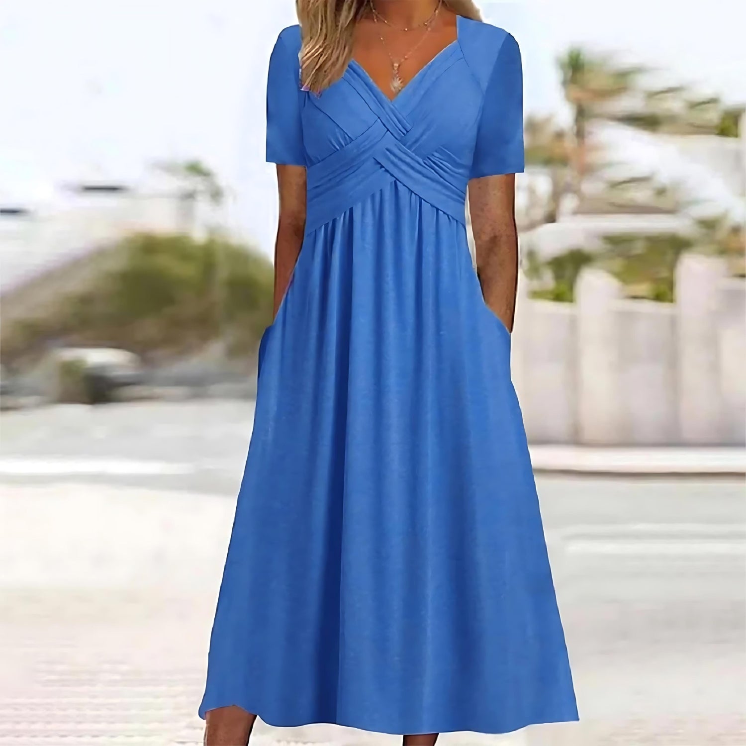 Jade robe midi élégante