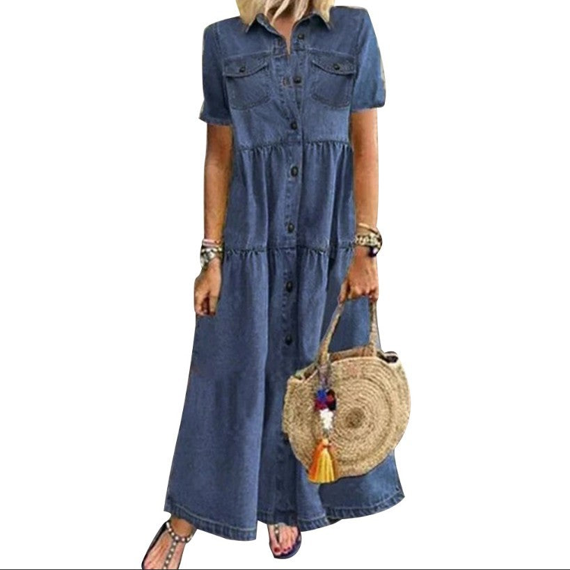 Noa Robe en jean élégante