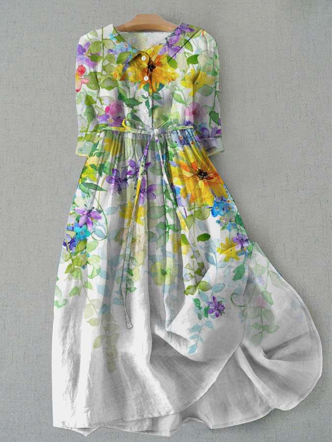 Diana Robe d'étéà imprimé floral