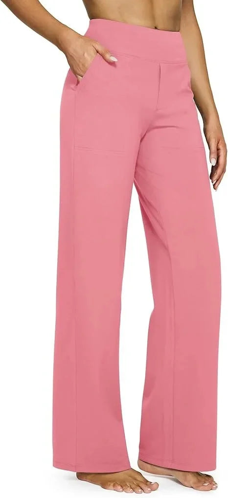 Ilouise Pantalon Décontracté Taille Haute