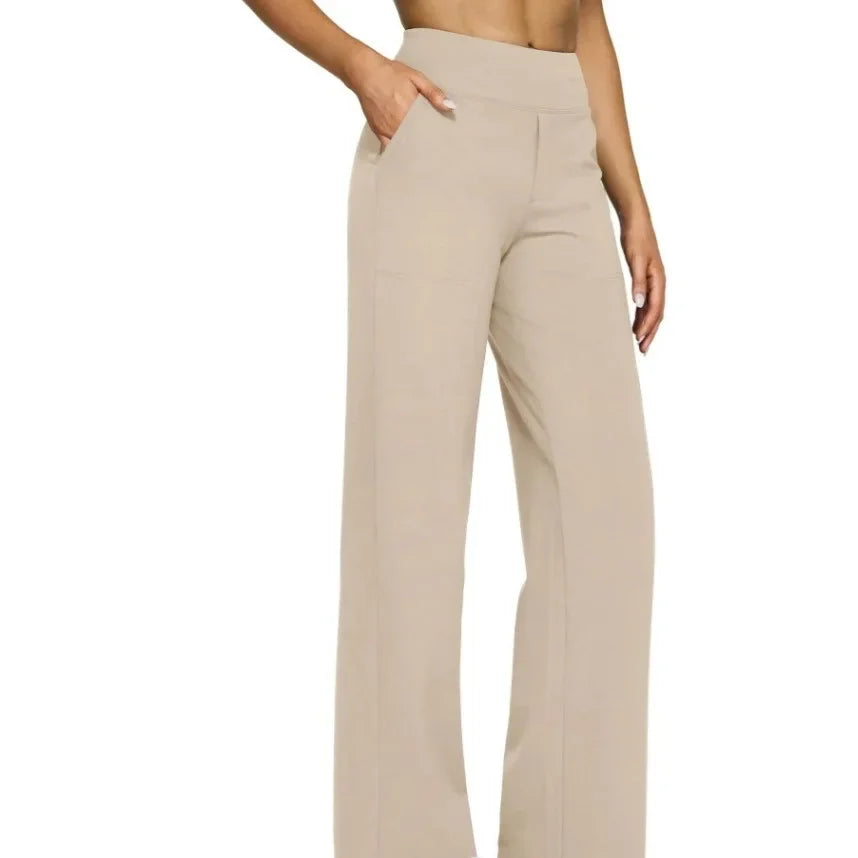 Ilouise Pantalon Décontracté Taille Haute