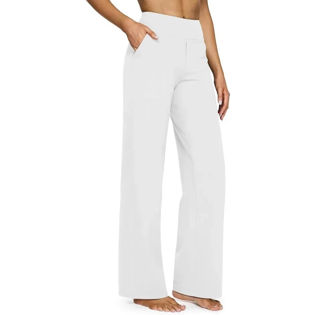 Ilouise Pantalon Décontracté Taille Haute