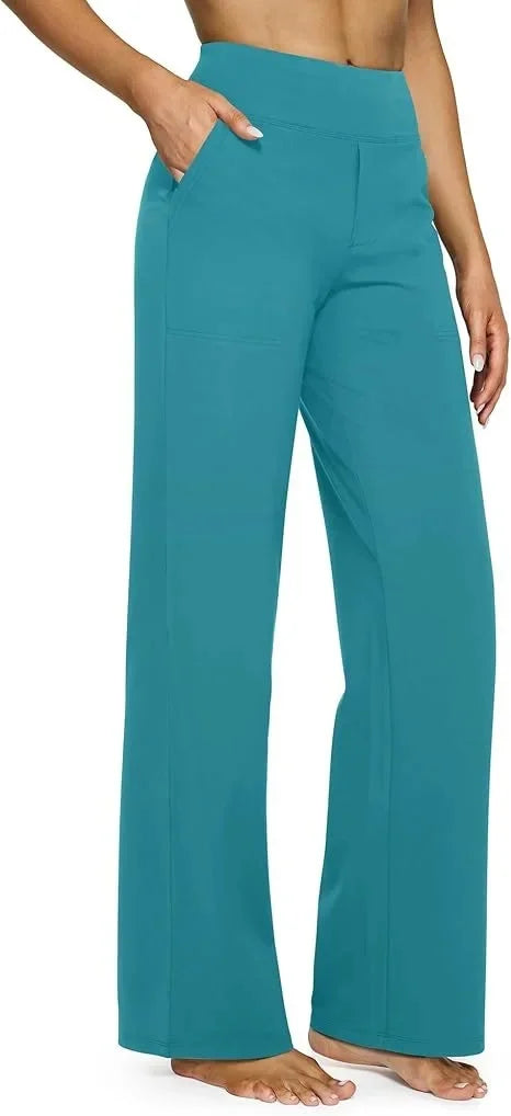 Ilouise Pantalon Décontracté Taille Haute