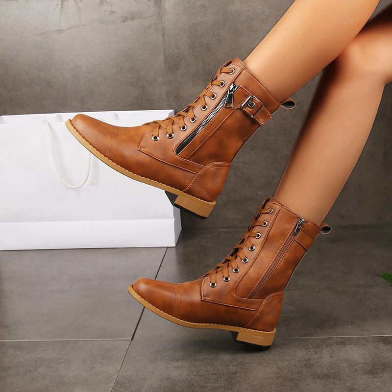 Amalia Bottines en cuir