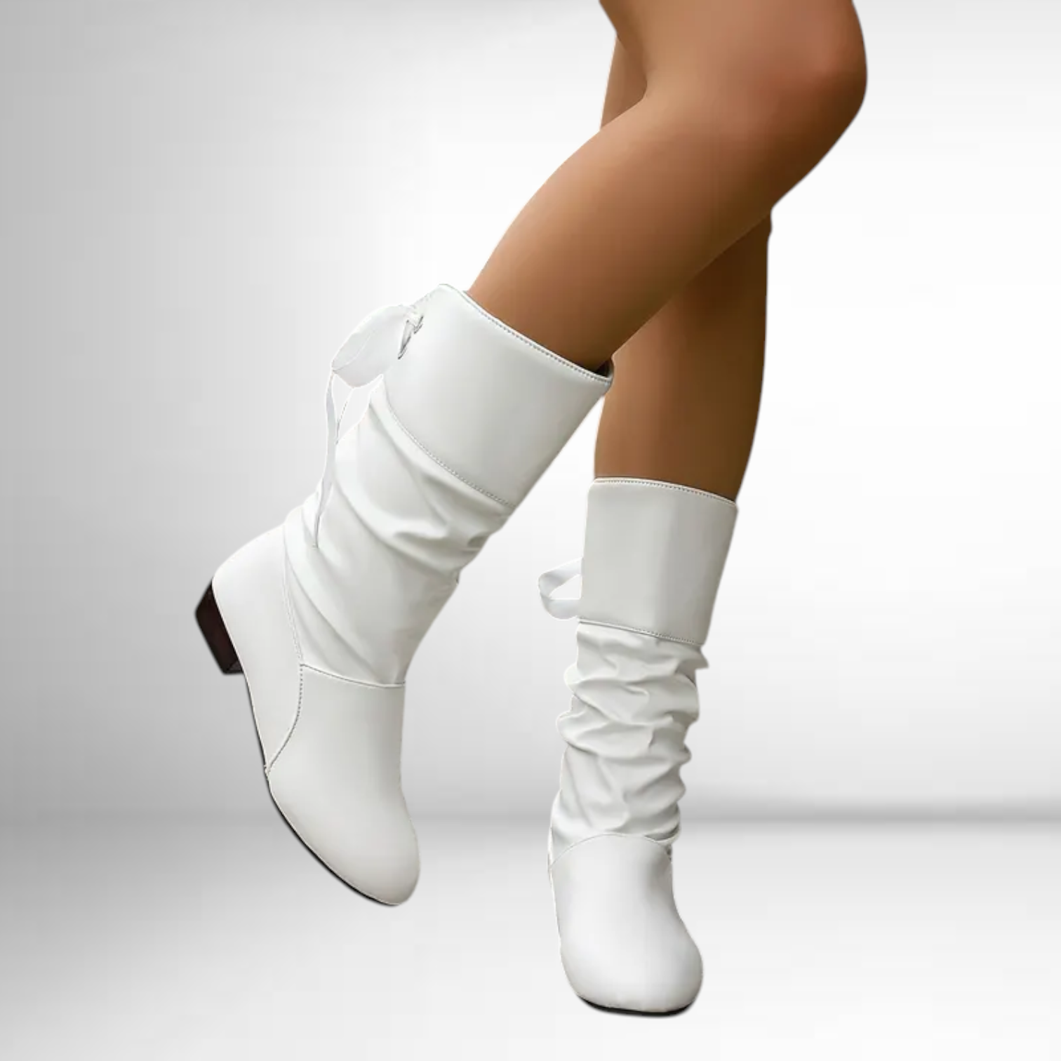 Annelie Bottes mi-mollet à talon bas