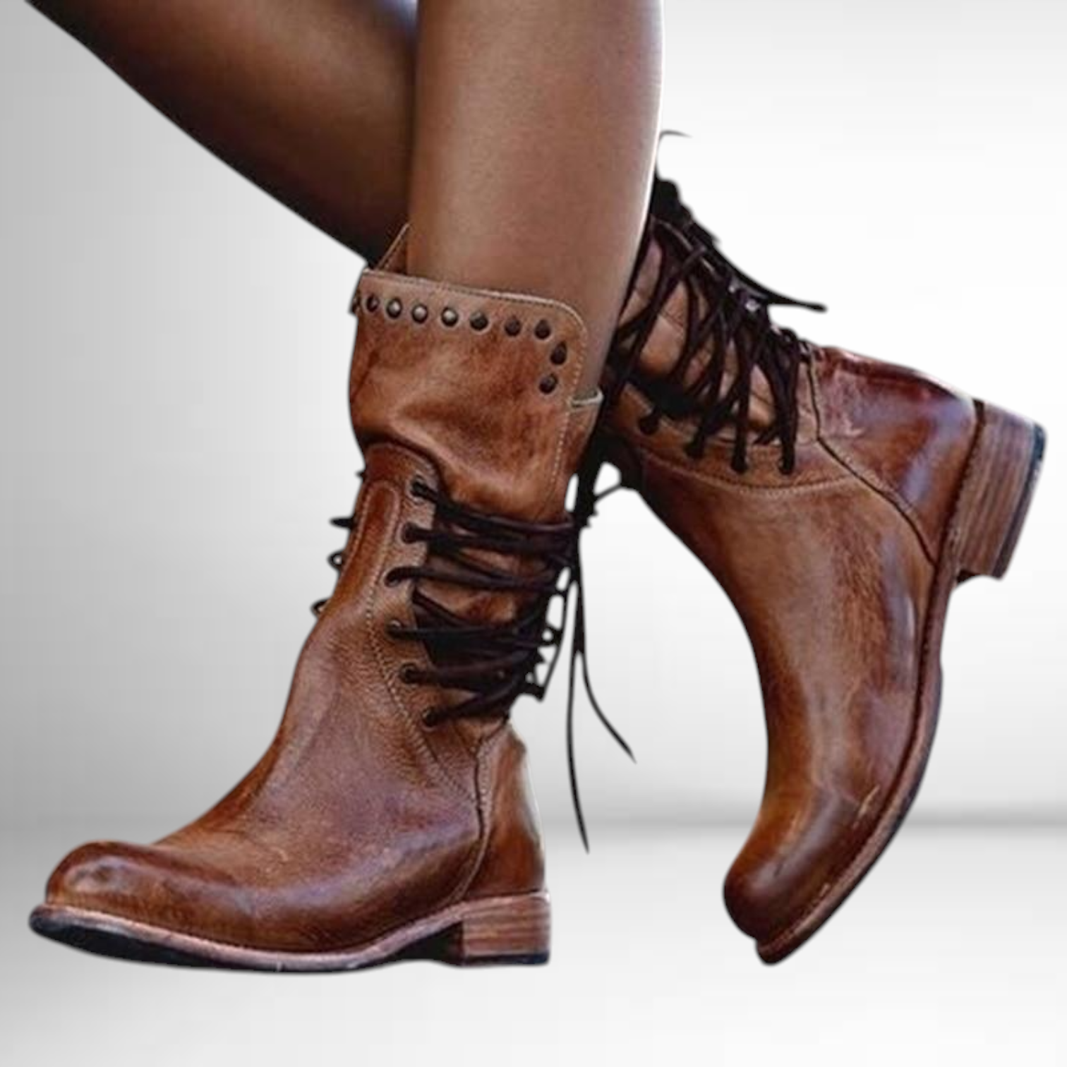 Klara Bottines en cuir à lacets