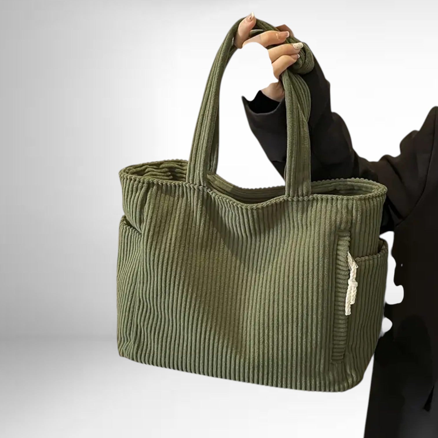 Sigrid Sac cabas en tissu côtelé