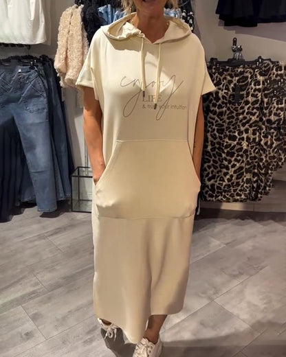Margaux Robe décontractée à capuche
