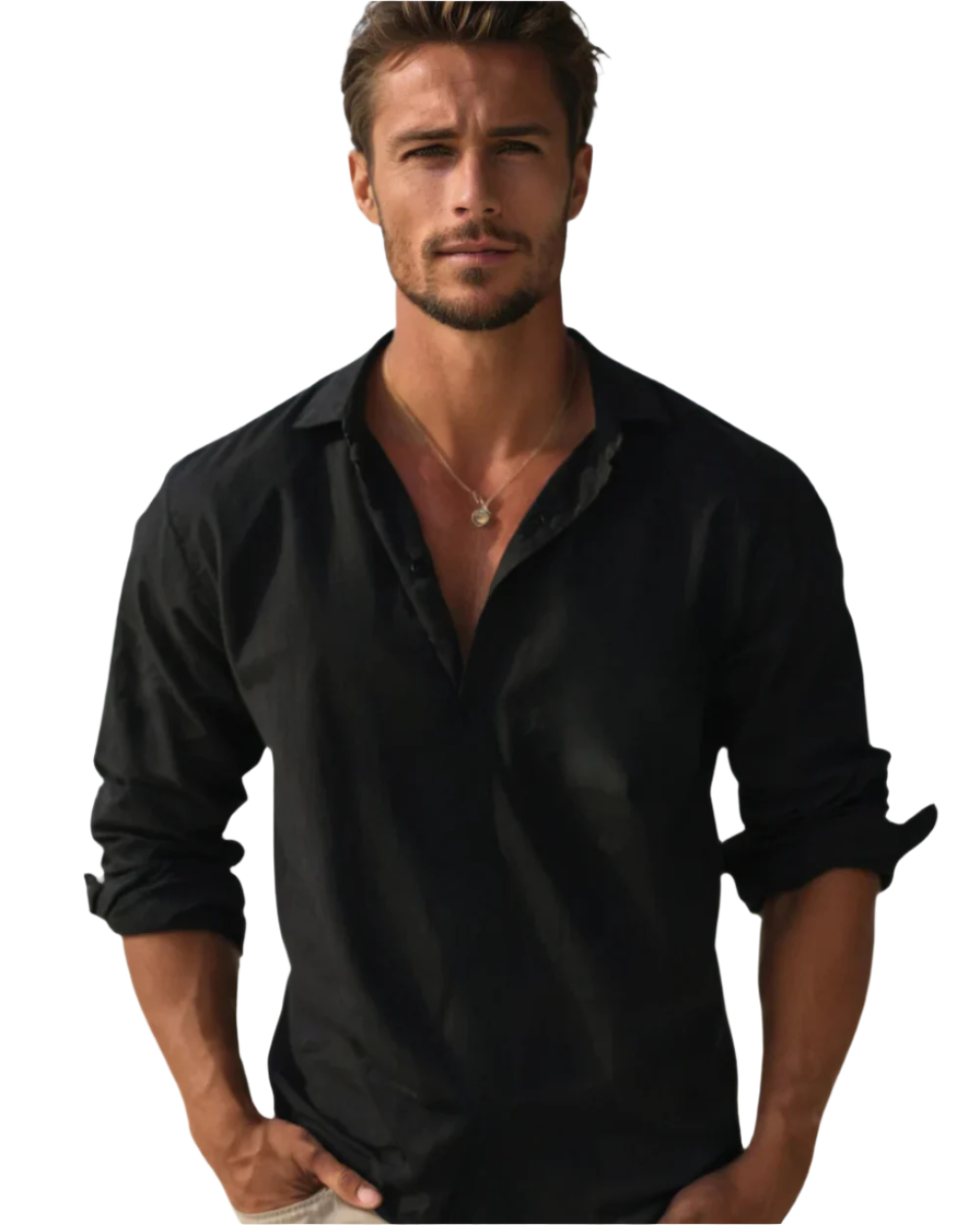 César chemise en coton