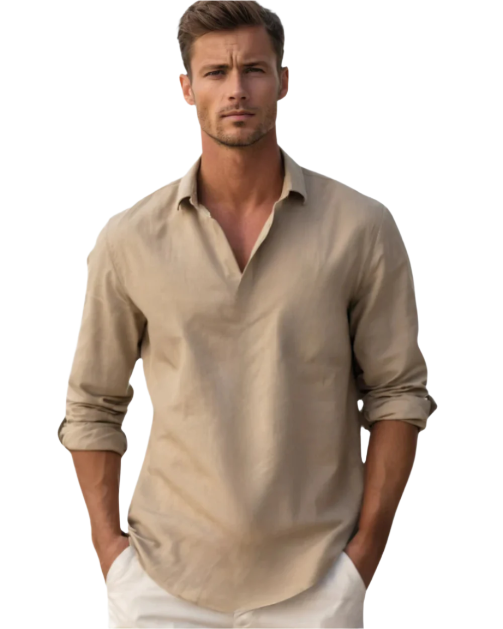 César chemise en coton