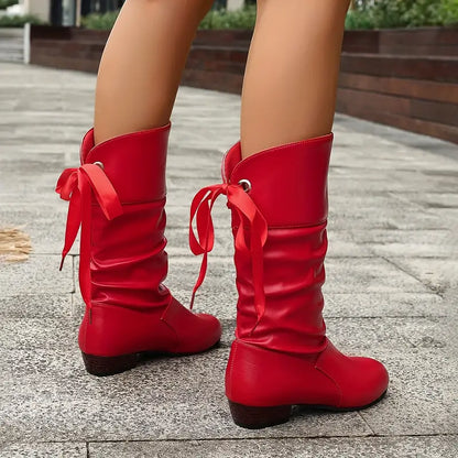Annelie Bottes mi-mollet à talon bas