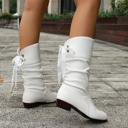 Annelie Bottes mi-mollet à talon bas