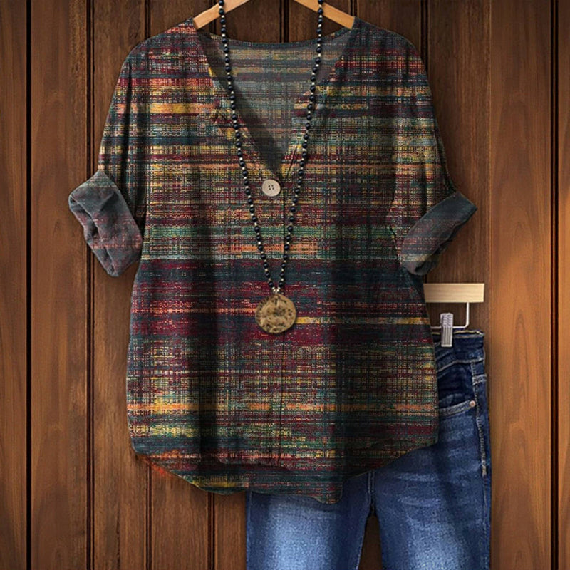 Carolina Blouse vintage colorée