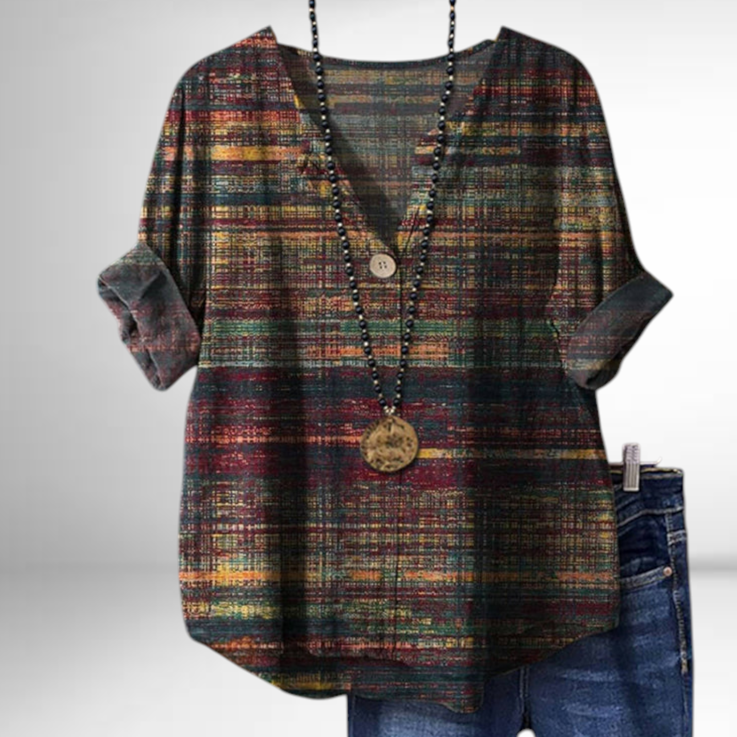 Carolina Blouse vintage colorée