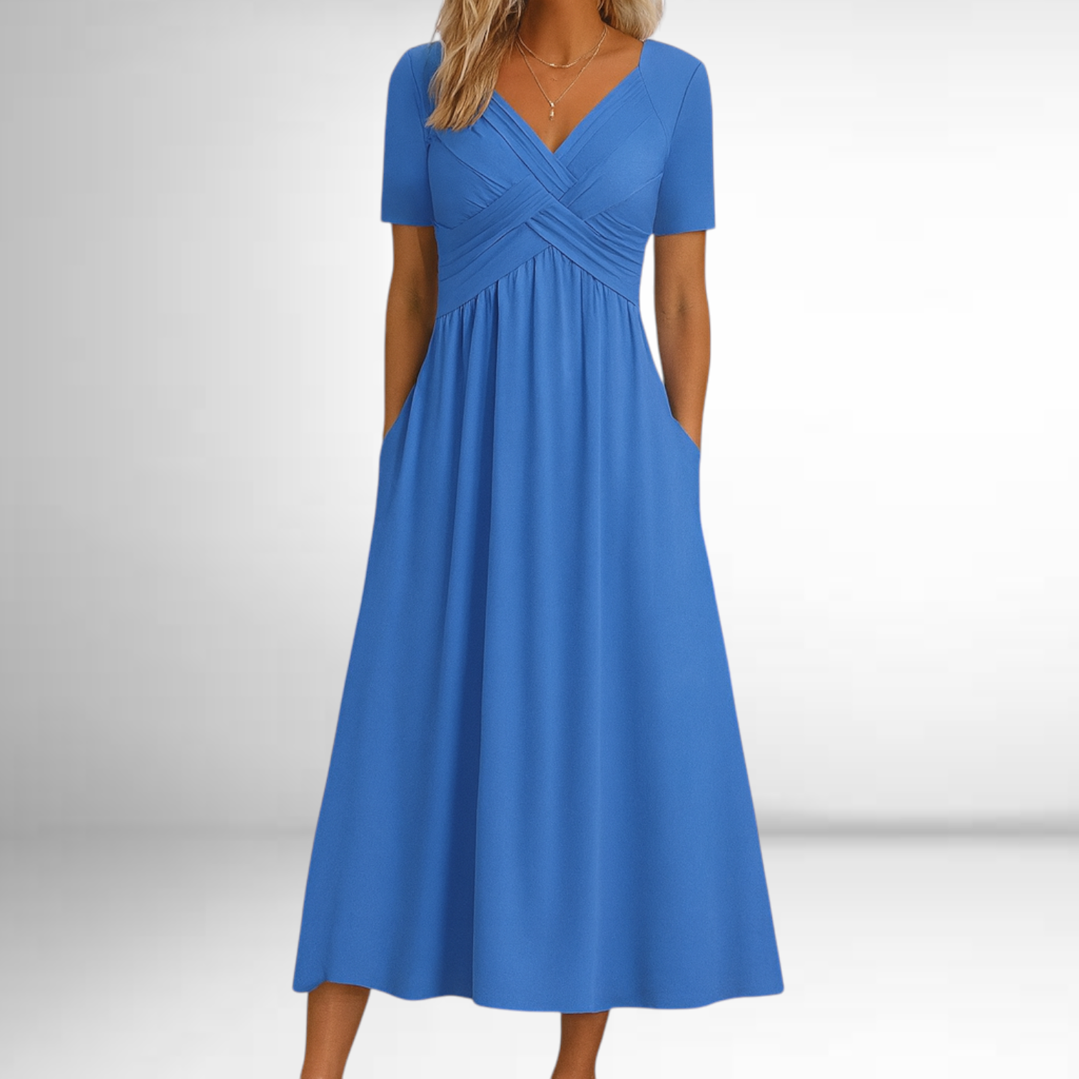 Jade robe midi élégante