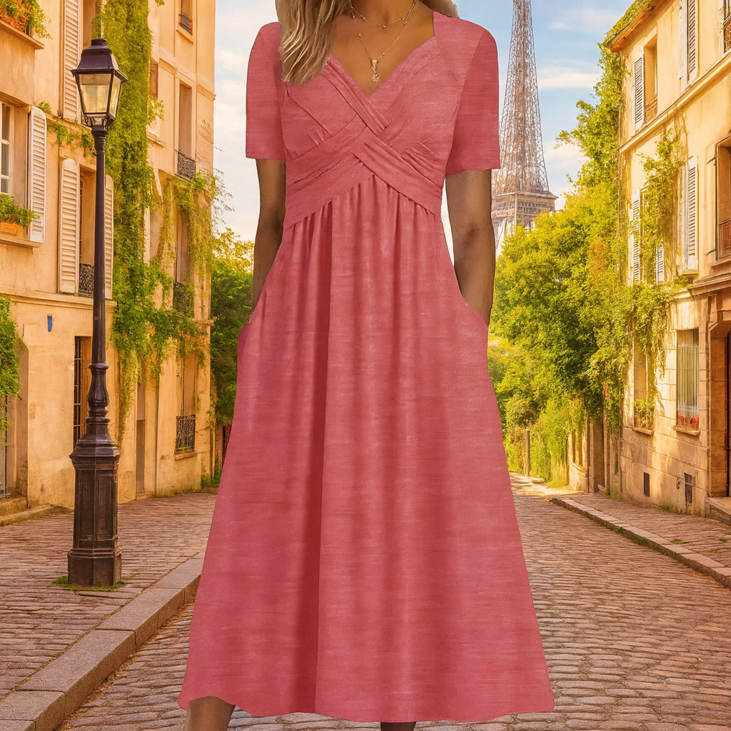Jade robe midi élégante