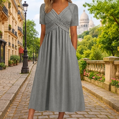 Jade robe midi élégante