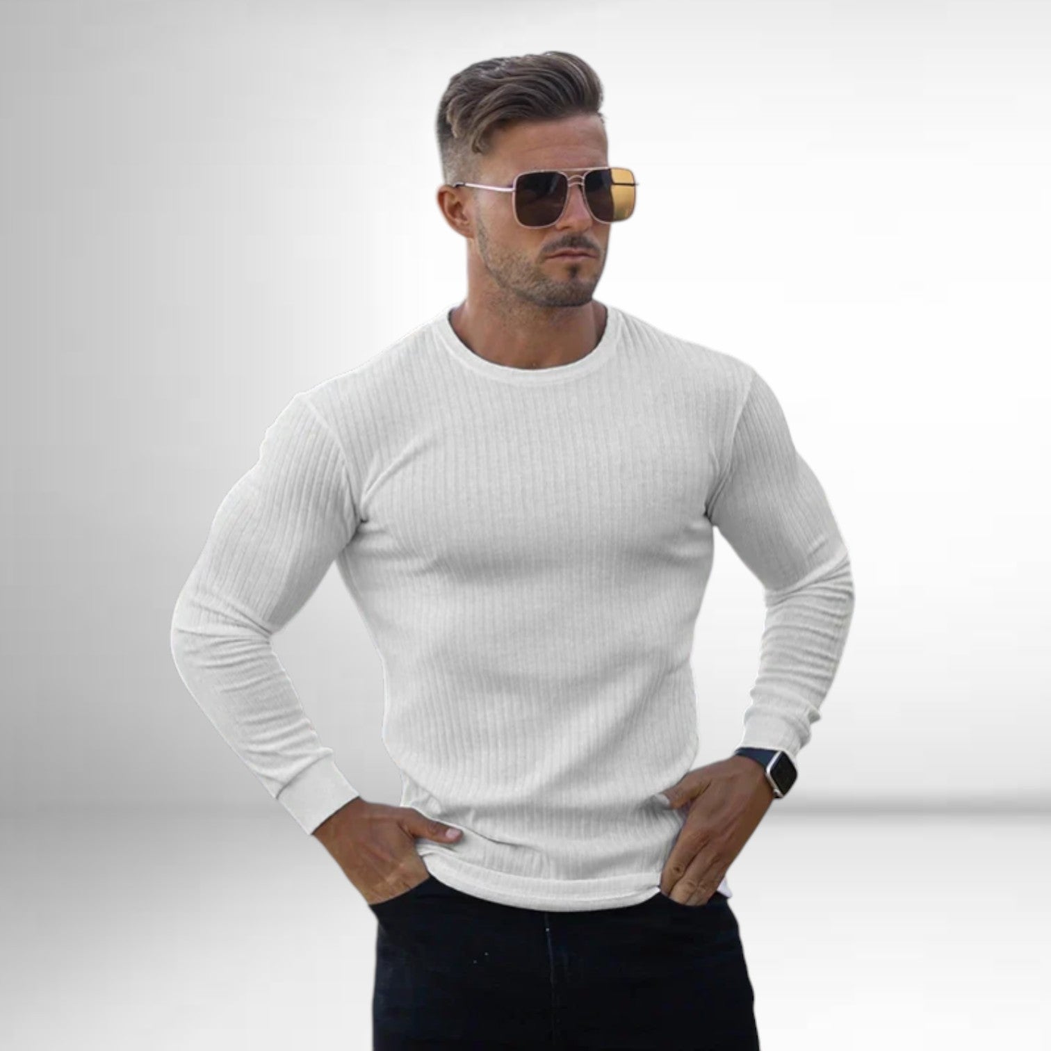 Lucas pull en cachemire tricoté