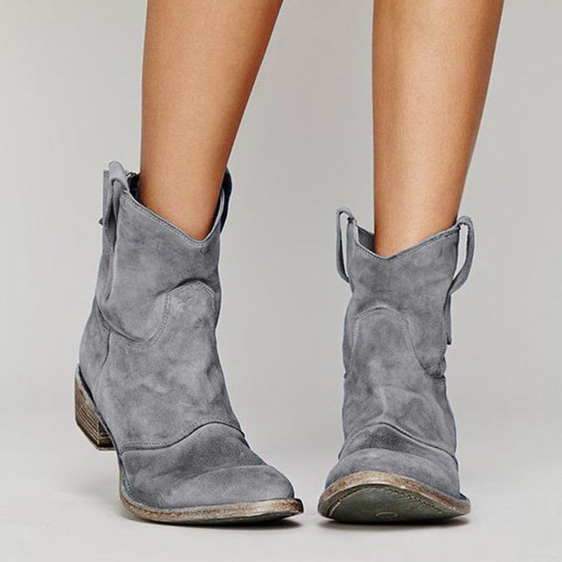 Ingrid Bottines en daim