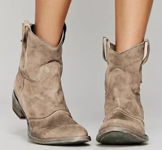 Ingrid Bottines en daim