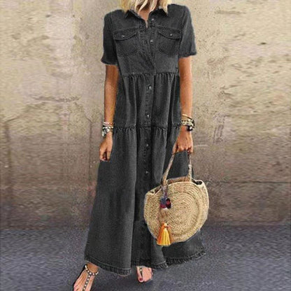 Noa Robe en jean élégante