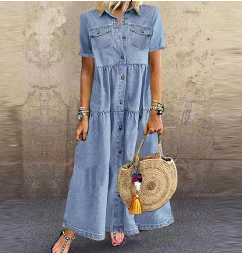 Noa Robe en jean élégante