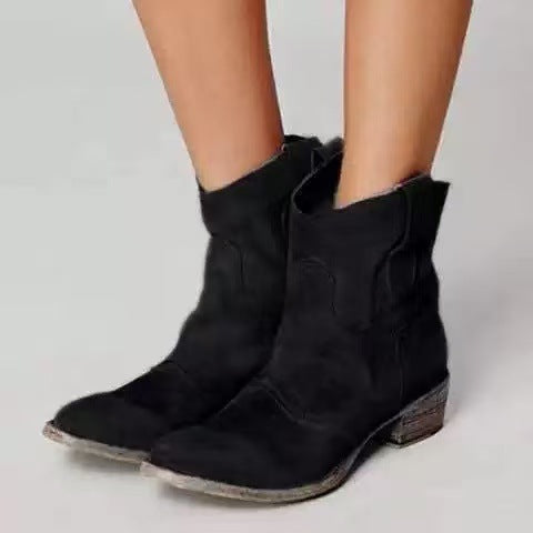 Ingrid Bottines en daim