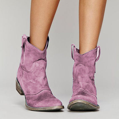 Ingrid Bottines en daim