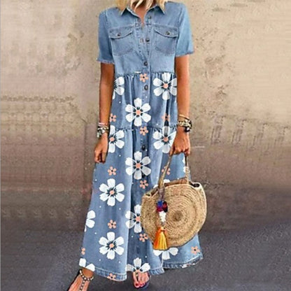 Noa Robe en jean élégante