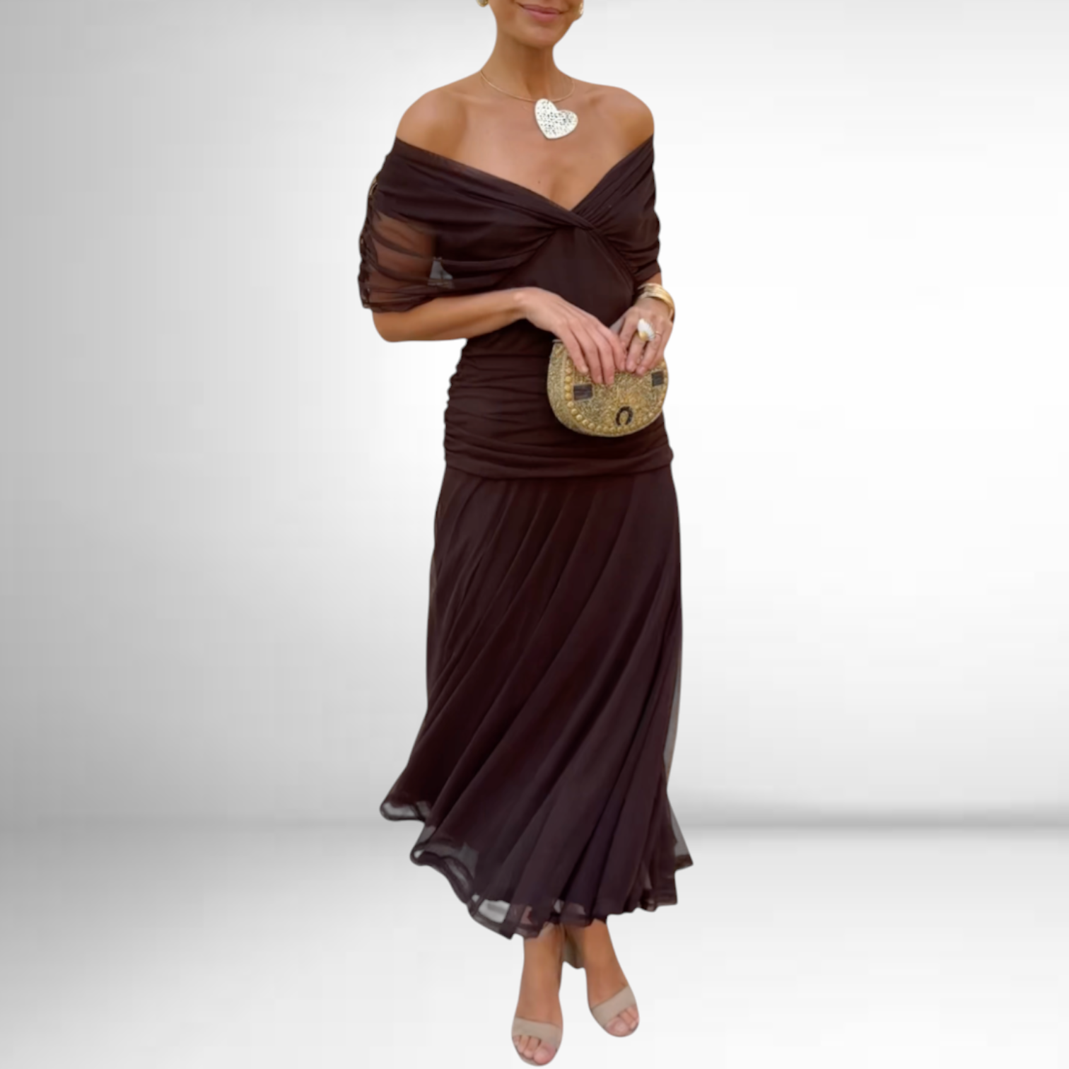 Andora robe longue maxi à motif floral