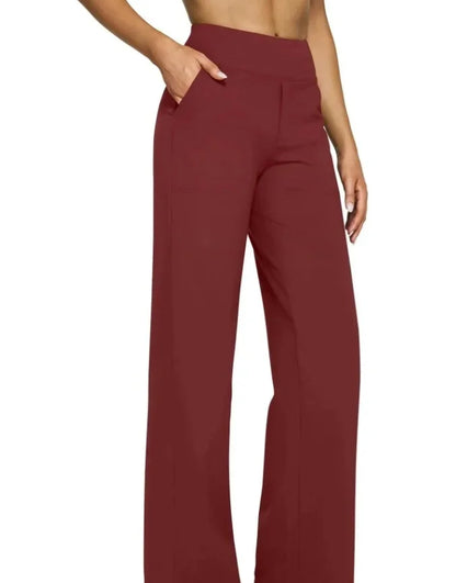 Ilouise Pantalon Décontracté Taille Haute