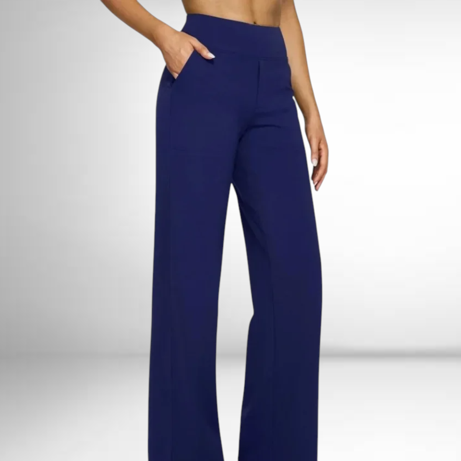 Ilouise Pantalon Décontracté Taille Haute