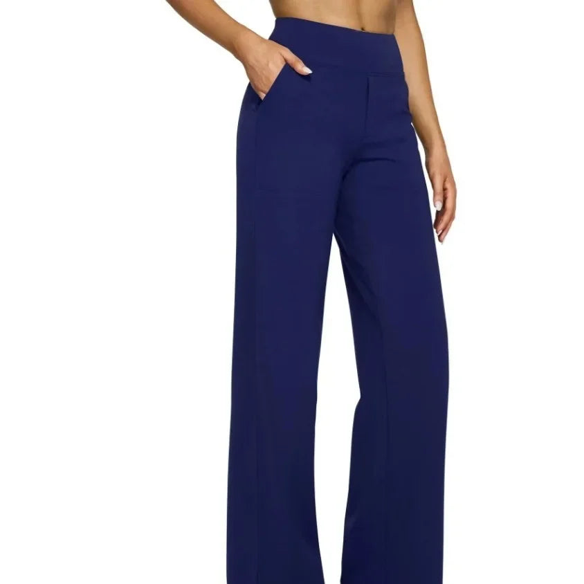 Ilouise Pantalon Décontracté Taille Haute