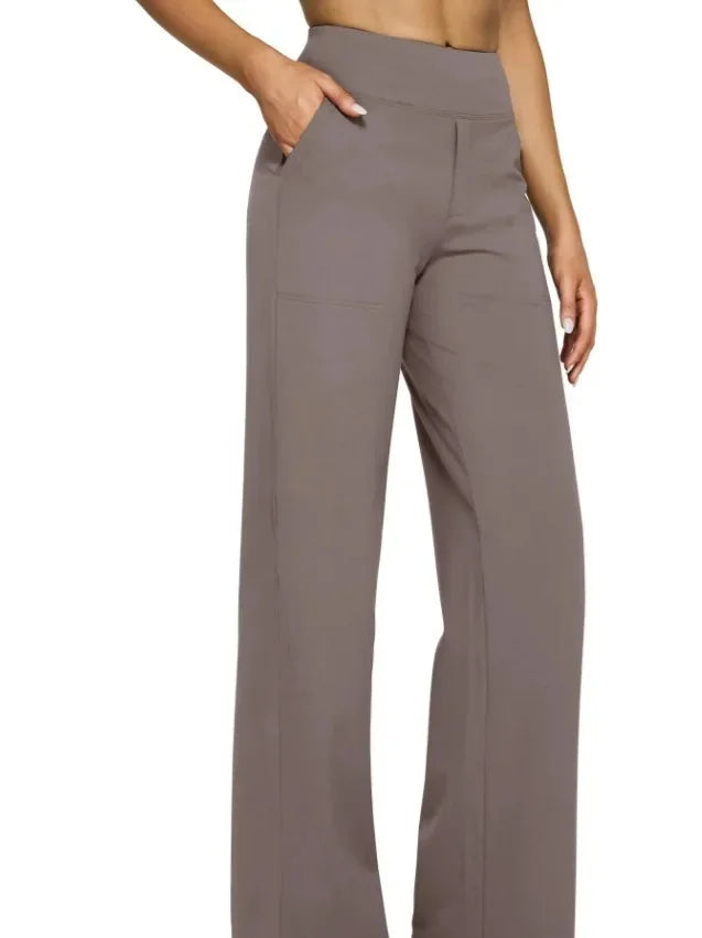 Ilouise Pantalon Décontracté Taille Haute