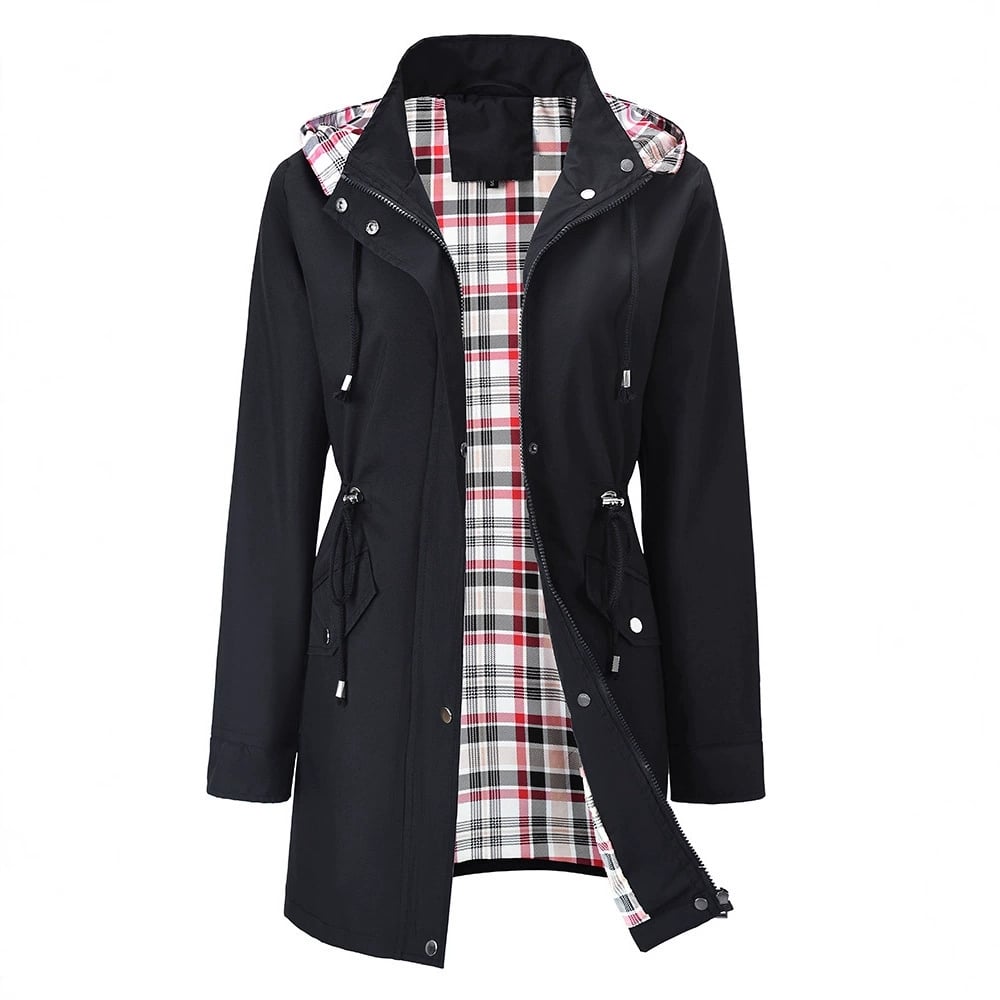 Solveig Veste imperméable à capuche