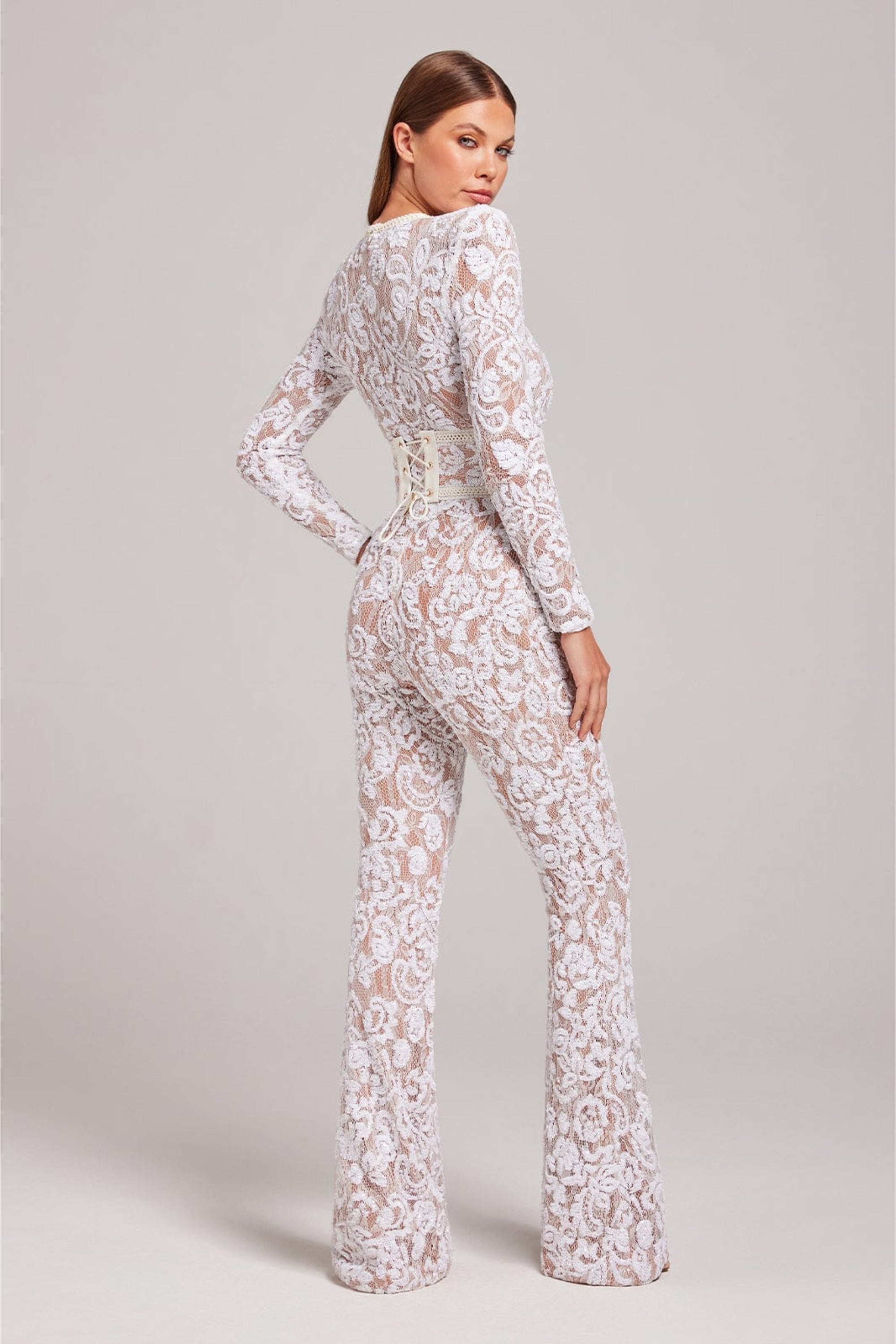 Theresia™ - Combi-pantalon élégant à bordures