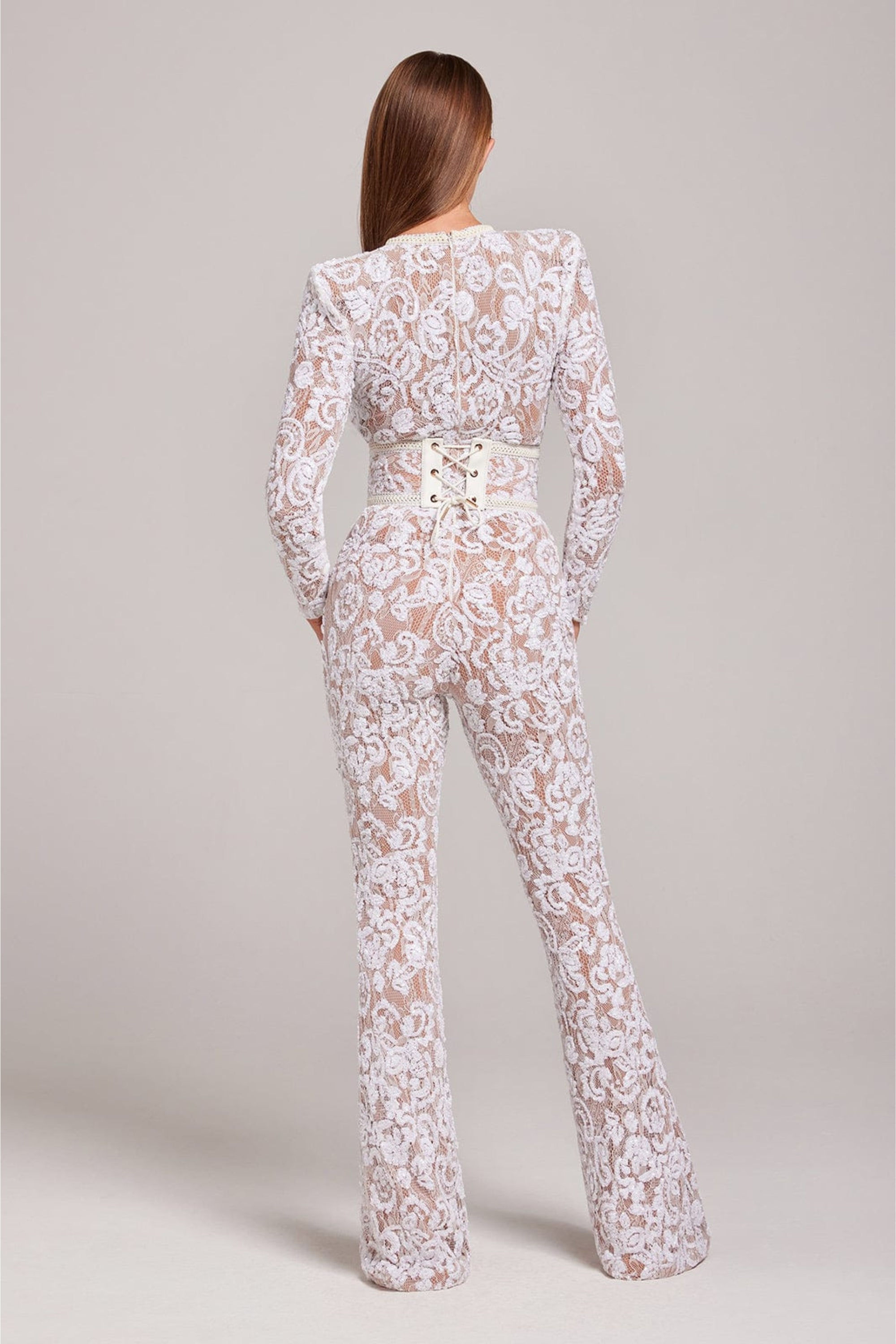 Theresia™ - Combi-pantalon élégant à bordures