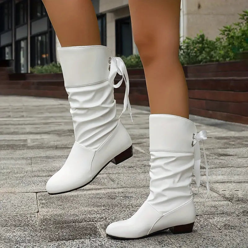 Annelie Bottes mi-mollet à talon bas