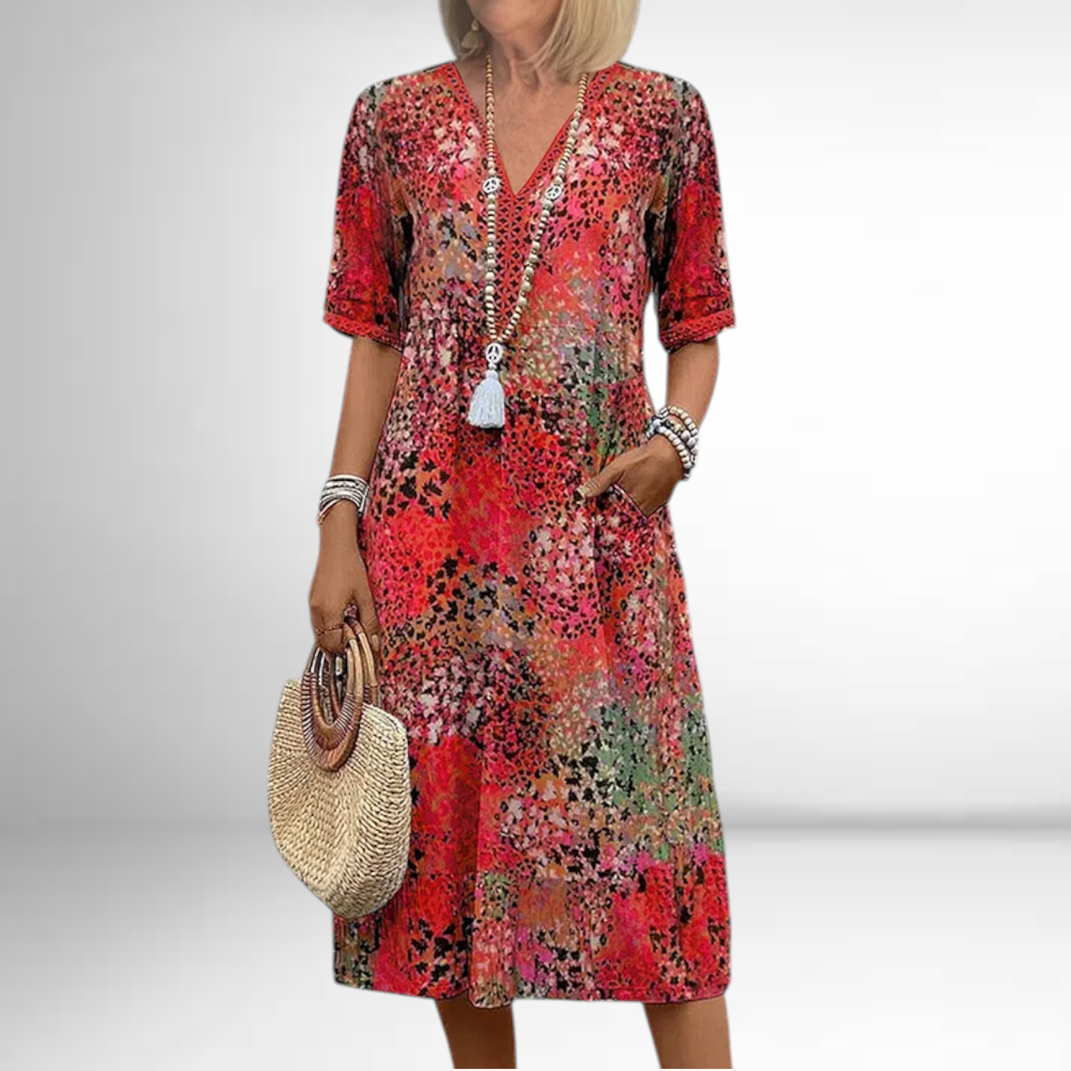 Marit Robe midi avec poches