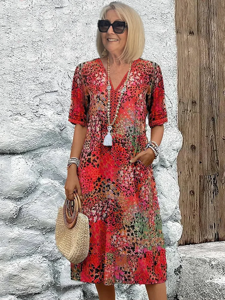 Marit Robe midi avec poches