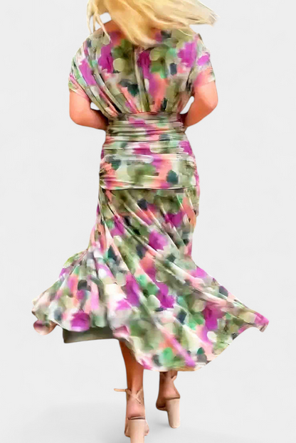 Andora robe longue maxi à motif floral