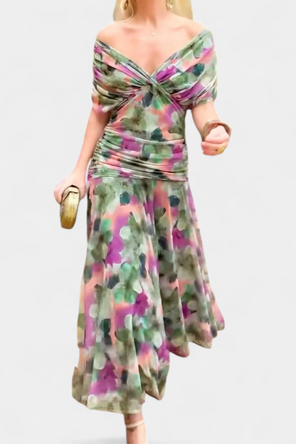 Andora robe longue maxi à motif floral