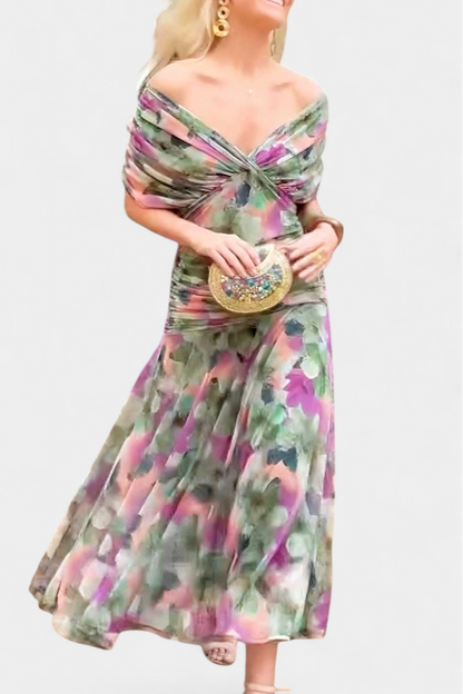 Andora robe longue maxi à motif floral