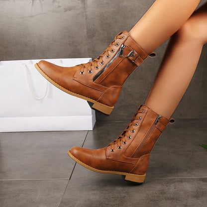 Amalia Bottines en cuir