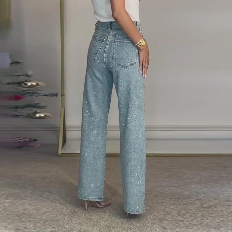 Jean Evi avec décorations en strass