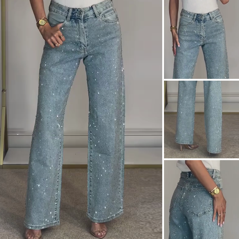 Jean Evi avec décorations en strass