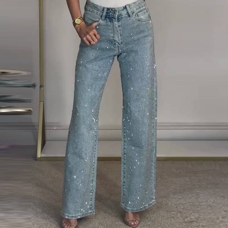 Jean Evi avec décorations en strass