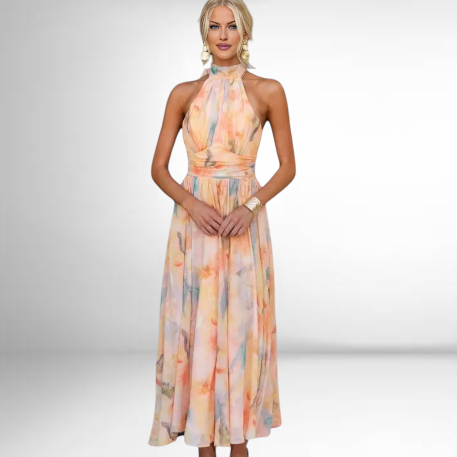 Elvira Robe longue fluide
